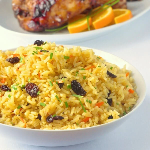 rice with raisins