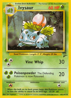 Best Ivysaur Pokemon Card Ever