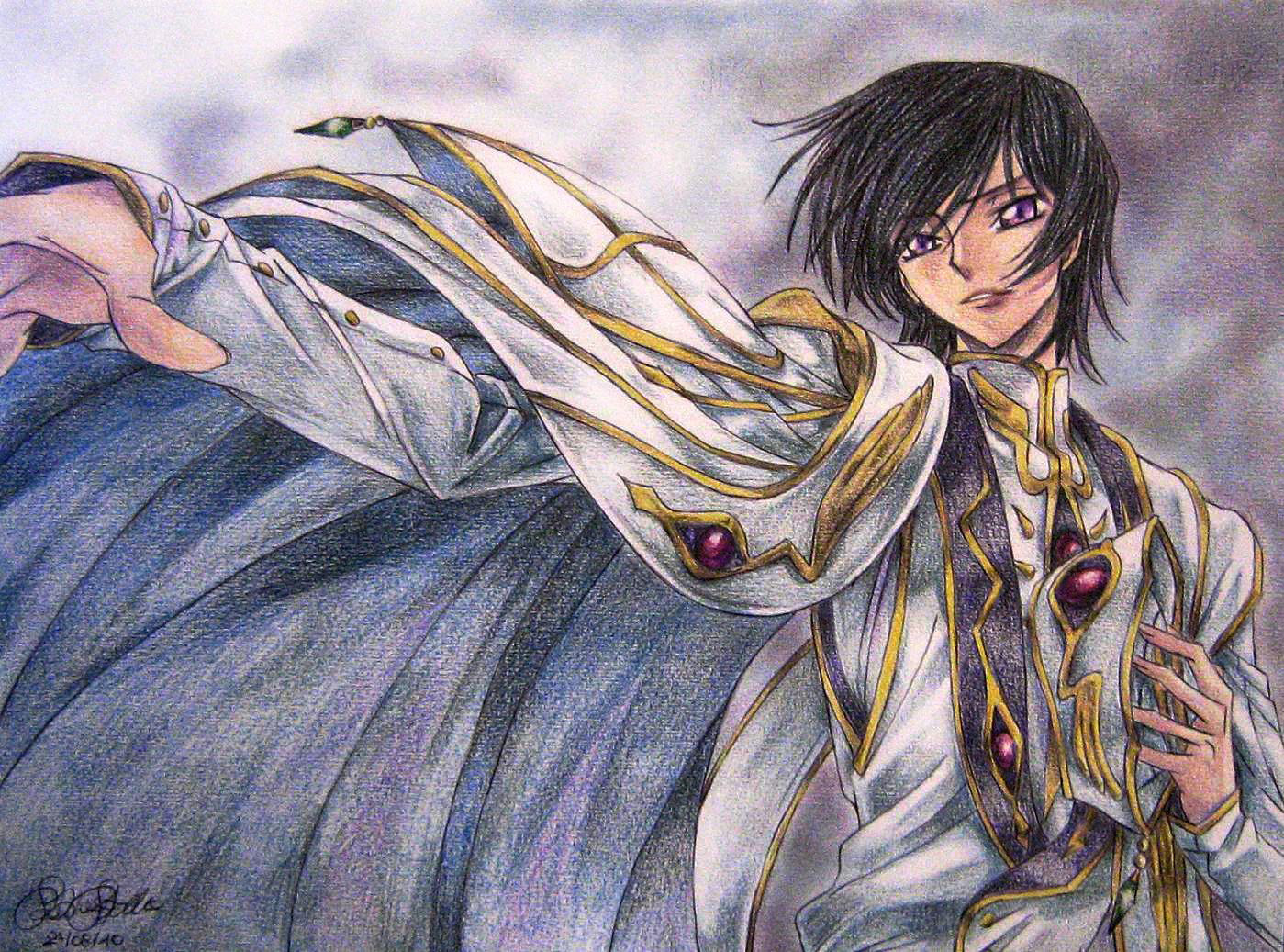 Lelouch (in white)