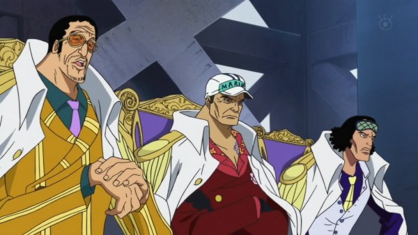 Akainu, Aokiji, Kizaru