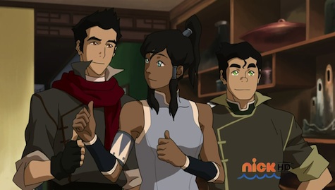 Korra, Mako, Bolin