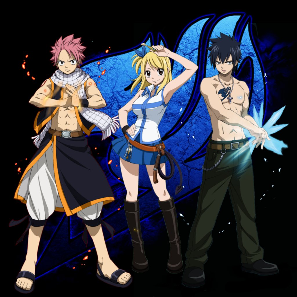 Natsu, Lucy, Gray