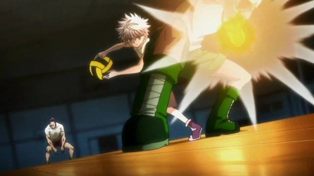 Gon, Killua, Hisoka Vs Razor