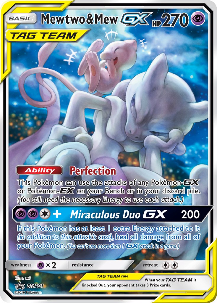 Mewtwo&Mew GX SM191