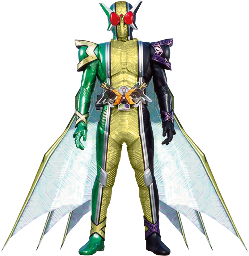 Kamen Rider W Cyclone Joker Gold Xtreme