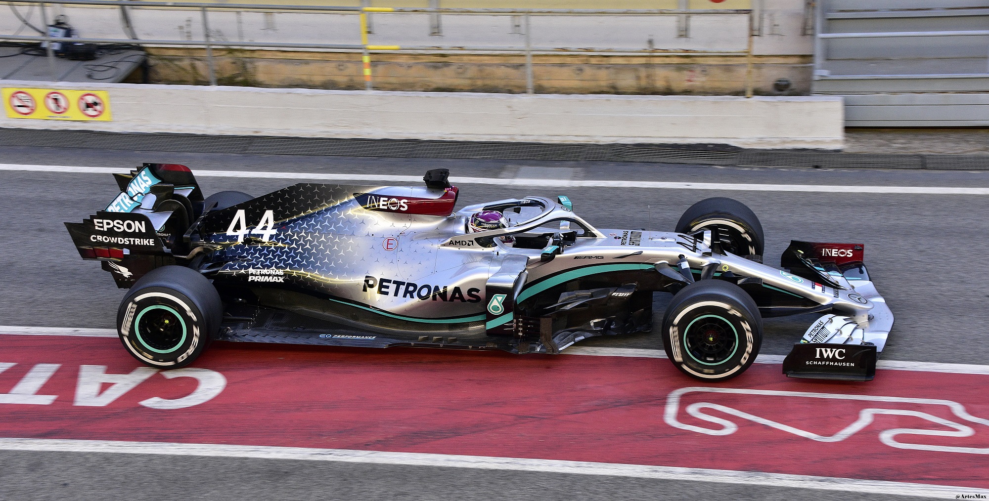 2020 Formula One Tests Barcelona, Mercedes AMG F1 W11 EQ Performance, Hamilton
