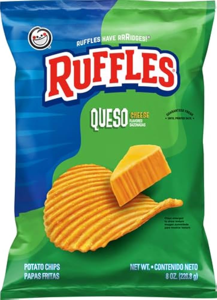Ruffles Potato Chips (Queso)