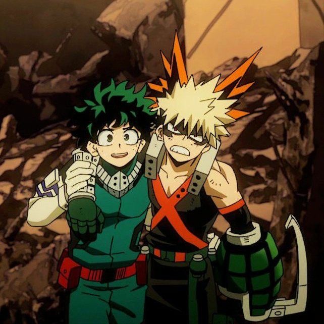 Deku and Bakugo