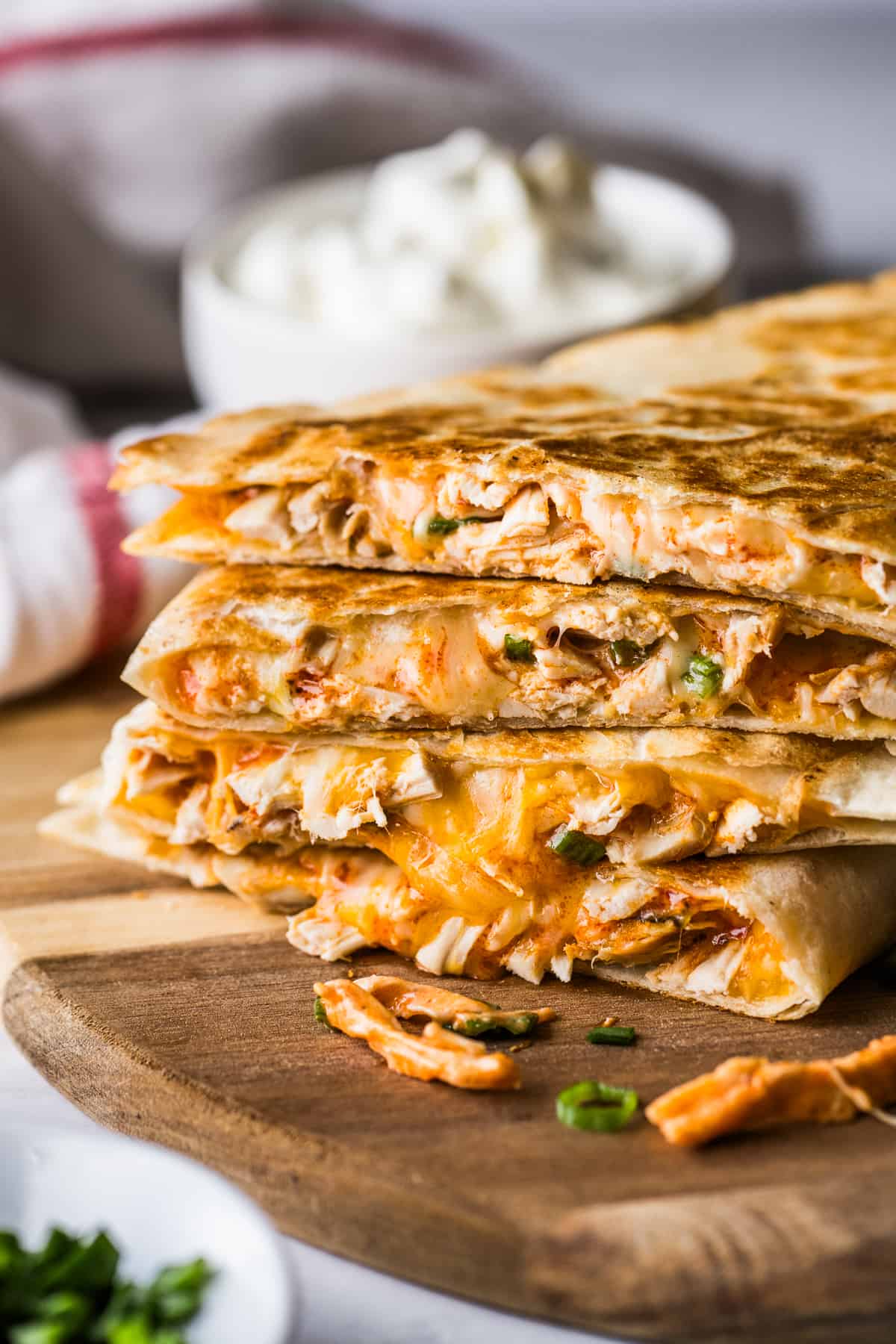 Buffalo Chicken Quesadillas Small 6