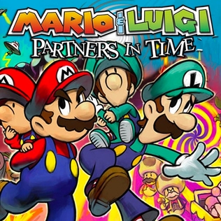 Mario & Luigi Parnters In Time (Box Art)