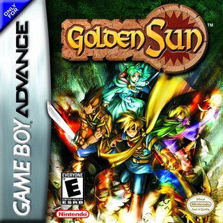 Golden Sun Video Game Box Art