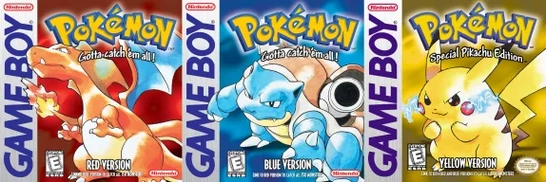 PokéMon Red And Blue Cover Art