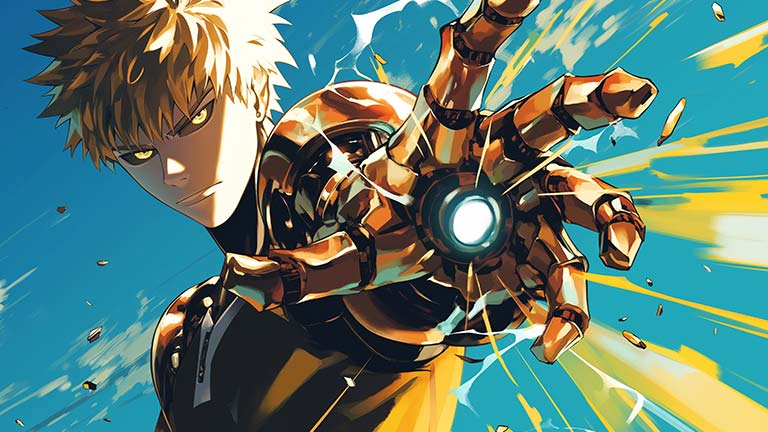 one-punch-man-genos-blast-desktop-wallpaper-cover