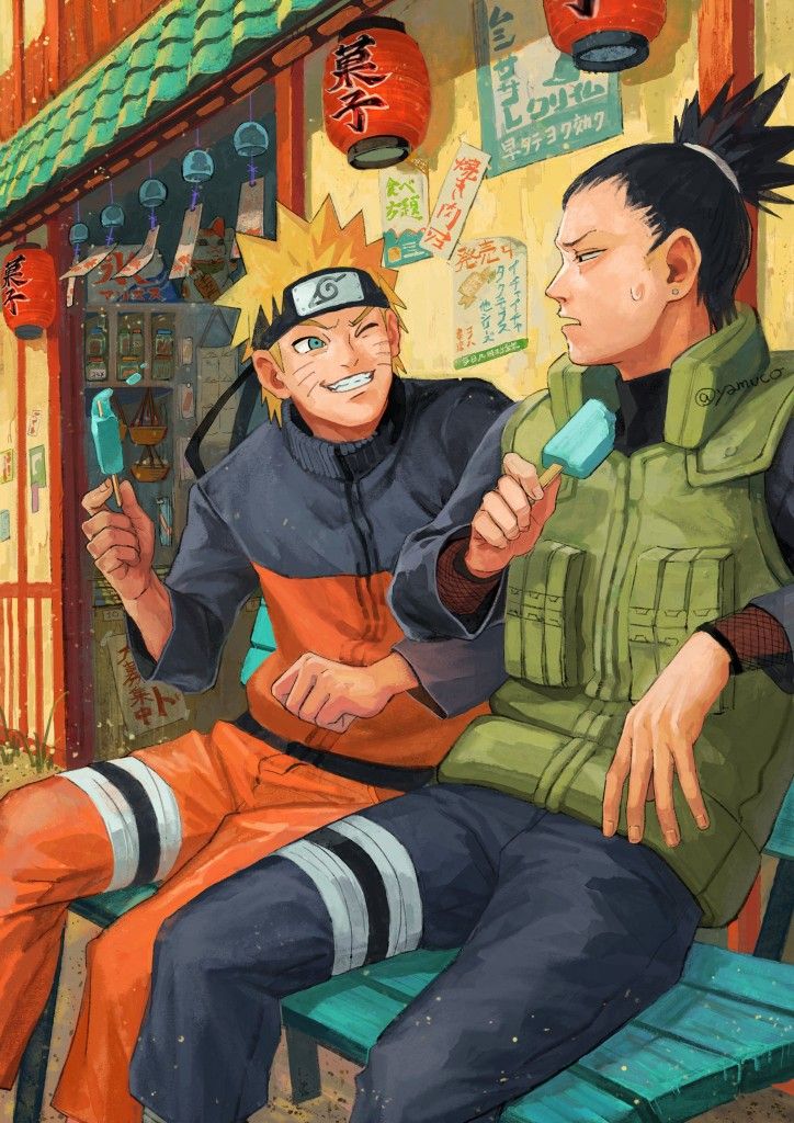 shikamaru and naruto