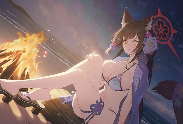 600px Memorial Lobby Wakamo (Swimsuit)