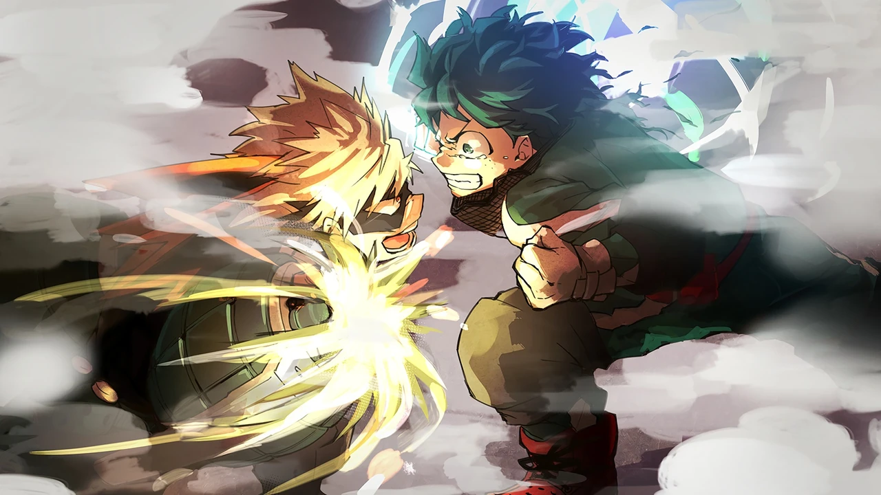 Deku and Bakugo