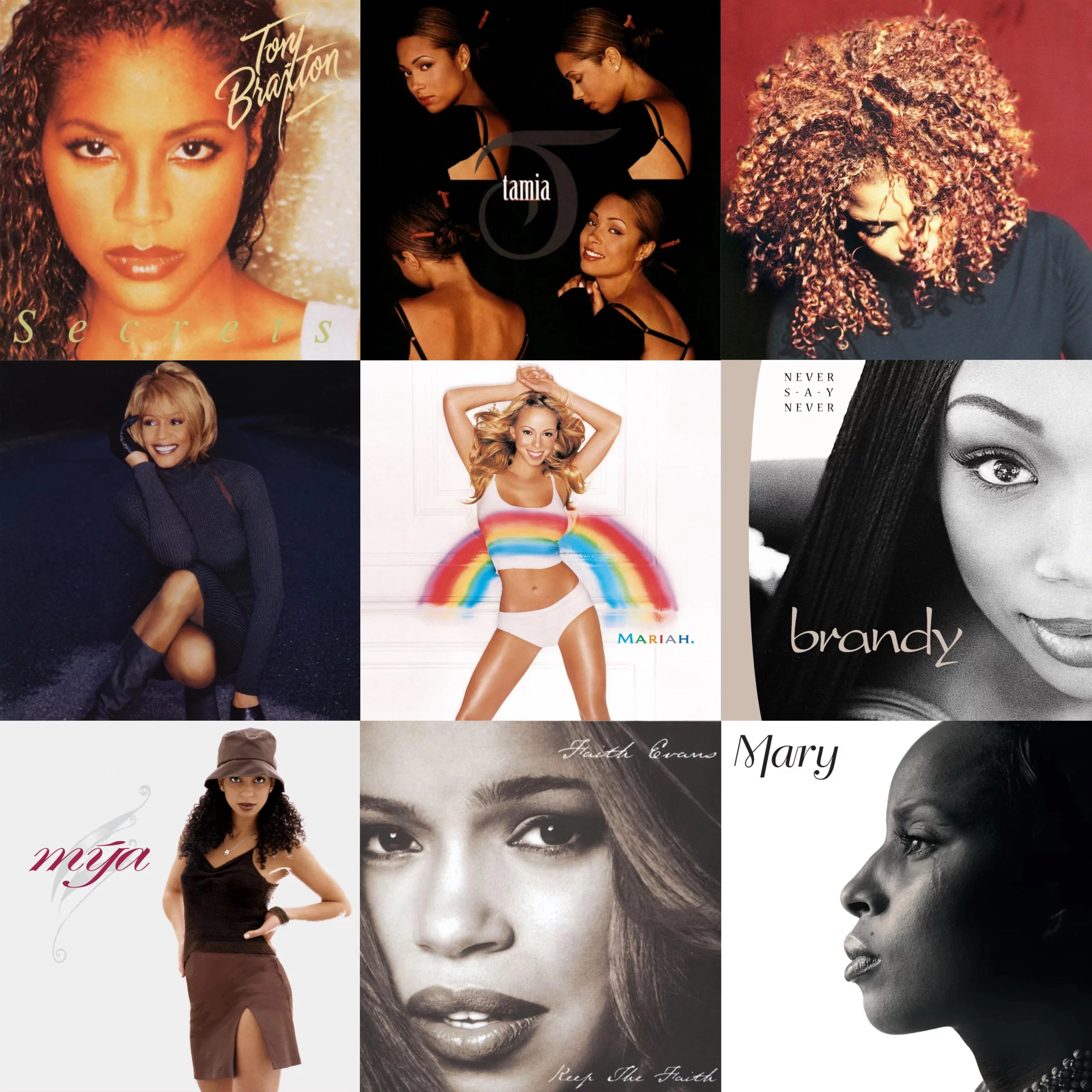 Greatest Female R&B Artist of the ’90s