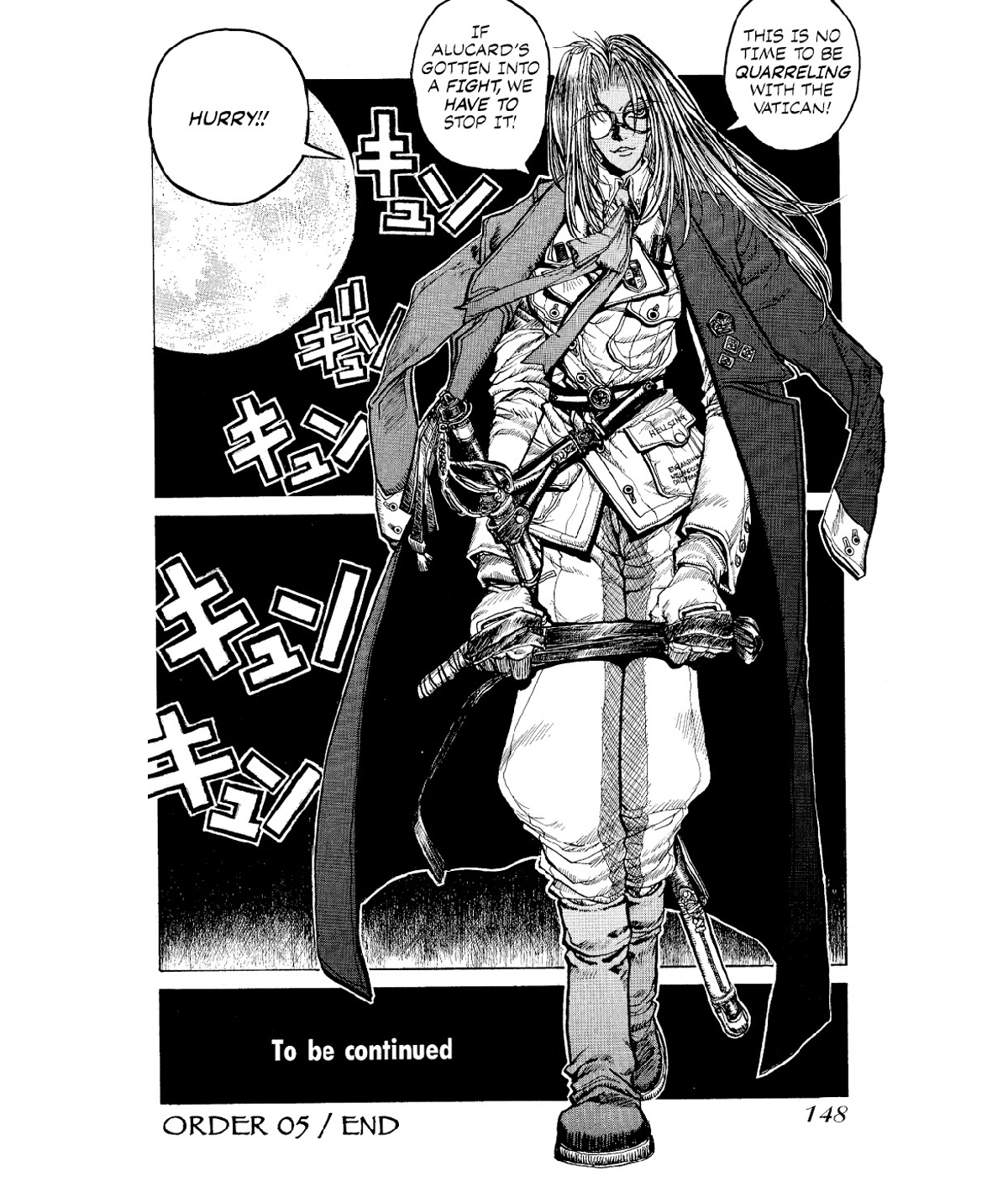Integra Hellsing (Knight Outfit)