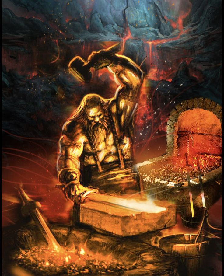 Hephaistos God Of Fire, Forge, Craftsmanship