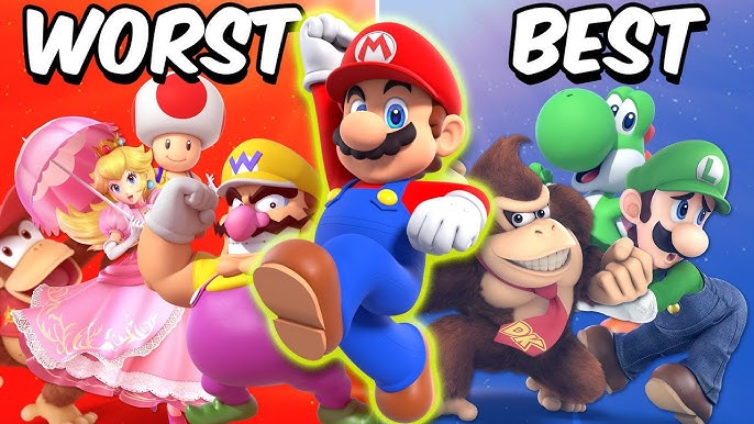 Basically Every Single Mario Character