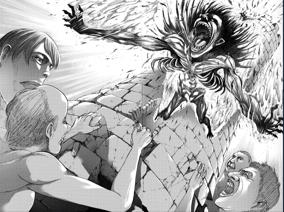 Ymir turn into jaw Titan