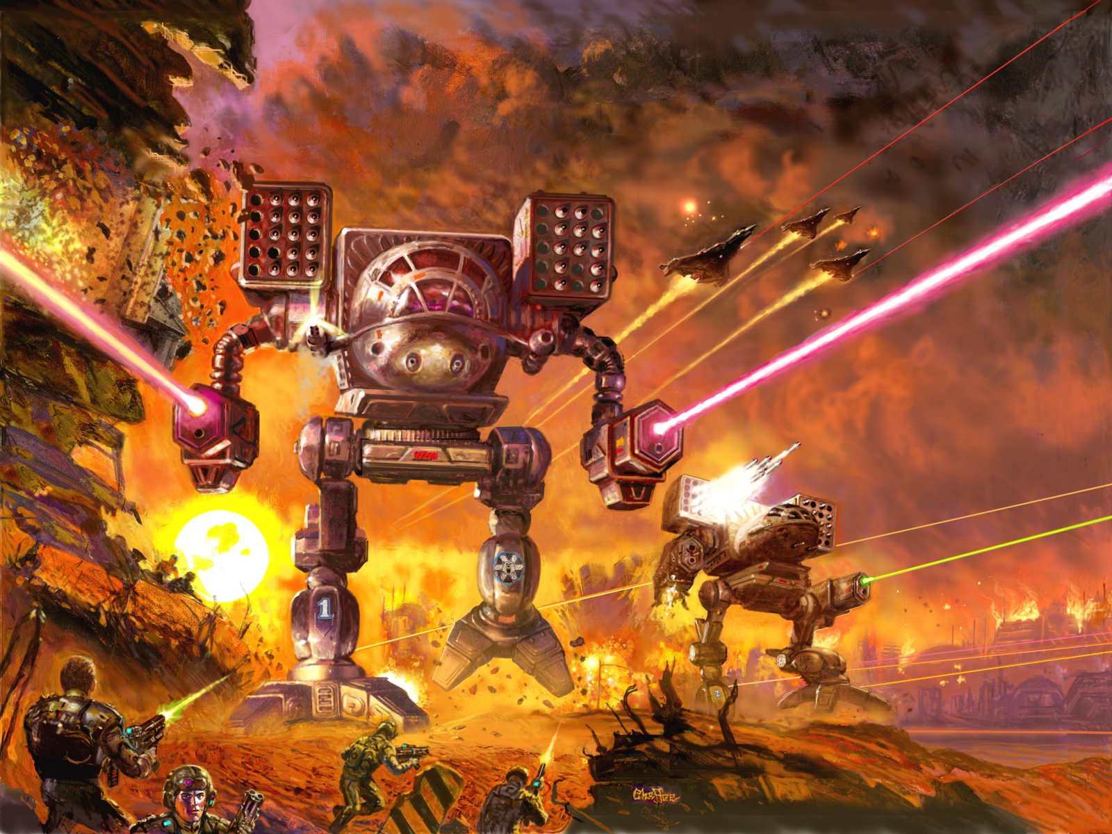 Old Mechwarrior/MechCommander intros
