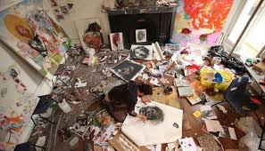 Being messy in shared spaces