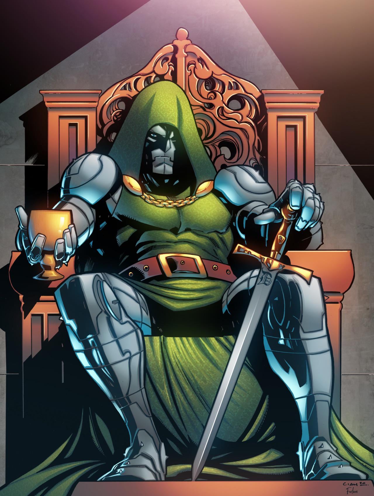 DC,Marvel ,invincible  villains with the most Aura
