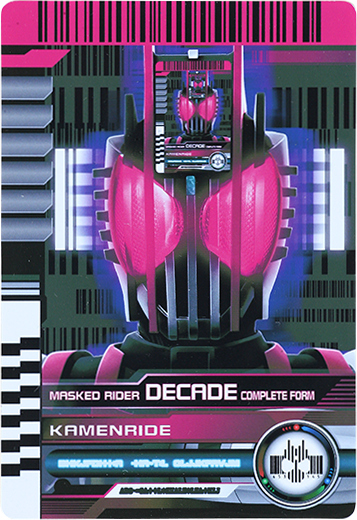 Kamen Rider Decade KamenRide/FormRide Card/KaijinRide