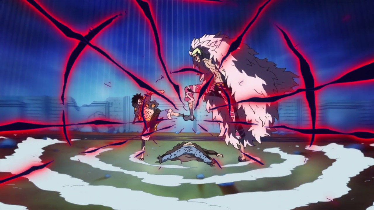 LUFFY VS DOFLAMINGO
