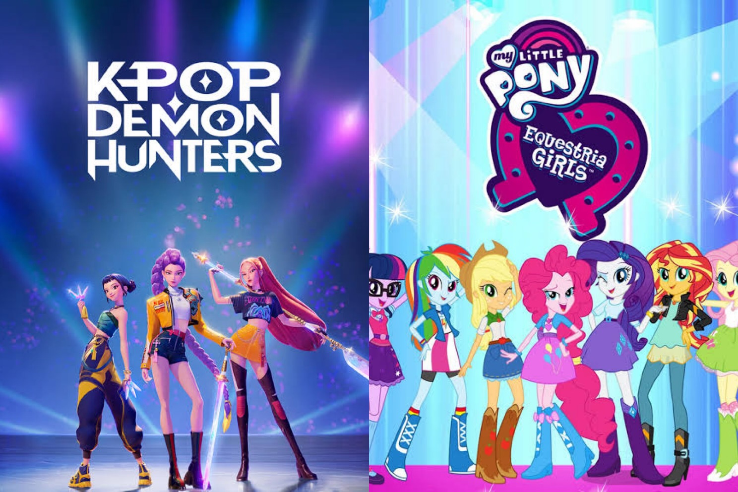 K-pop Demon hunter Vs My Little Pony Equestria Girl’s SongBattle