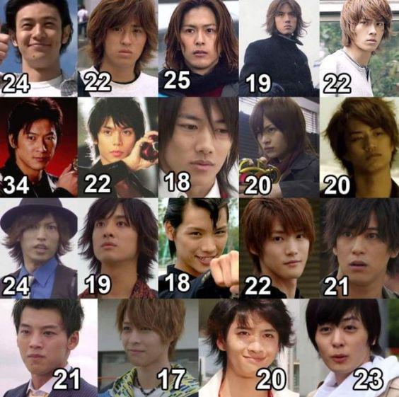 Kamen Rider Male Hero Actor (Kuuga-Zeztz)