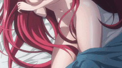 Rias sleeping total naked