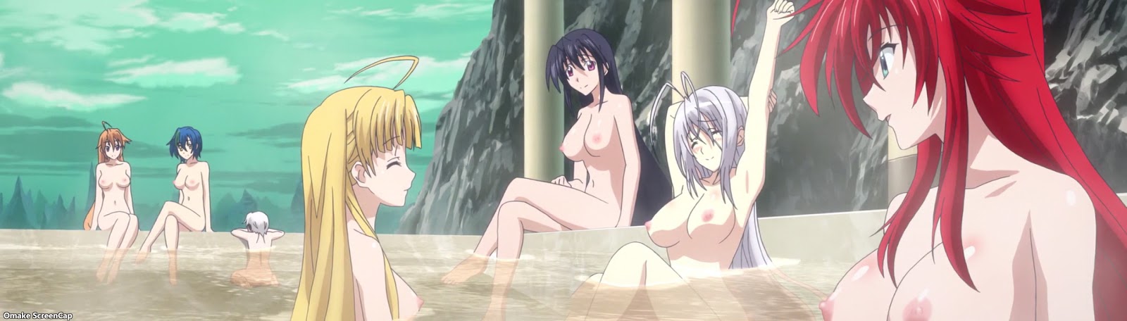 All girl bathing