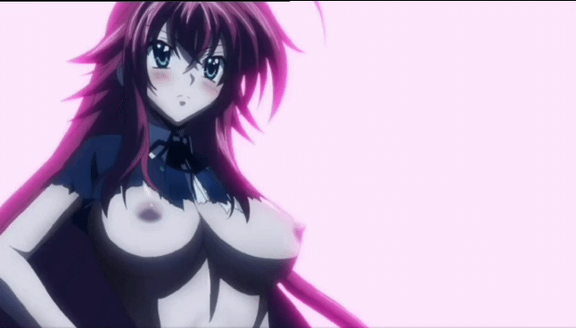 Akeno and rias with nude boobs