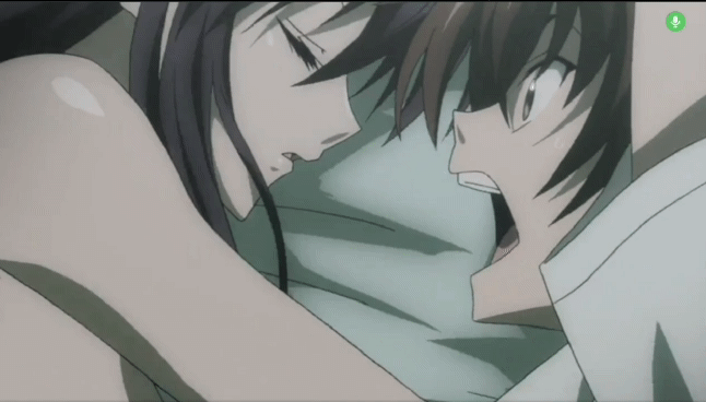 Akeno sleeping