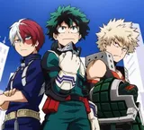 Izuku Midoriya, Katsuki Bakugou, And Shoto Todoroki