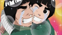 Might Guy and Rock Lee