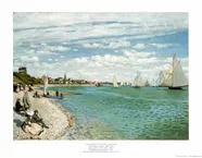 The Beach At Sainte Adresse