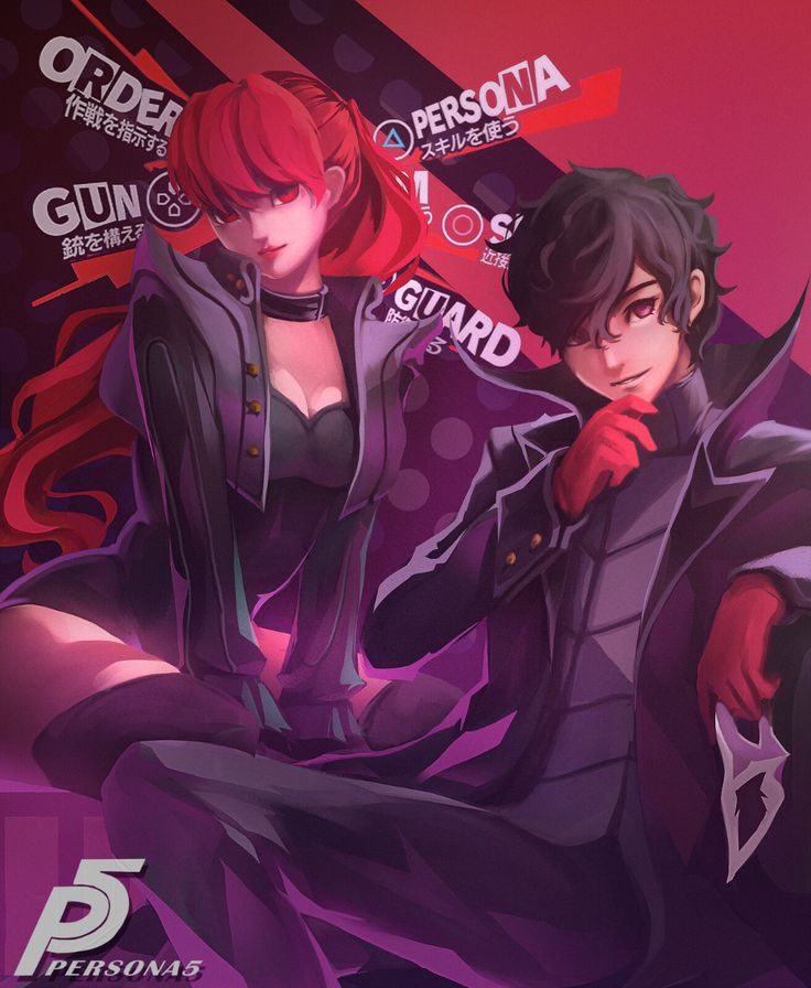 Joker and Sumire (Persona)