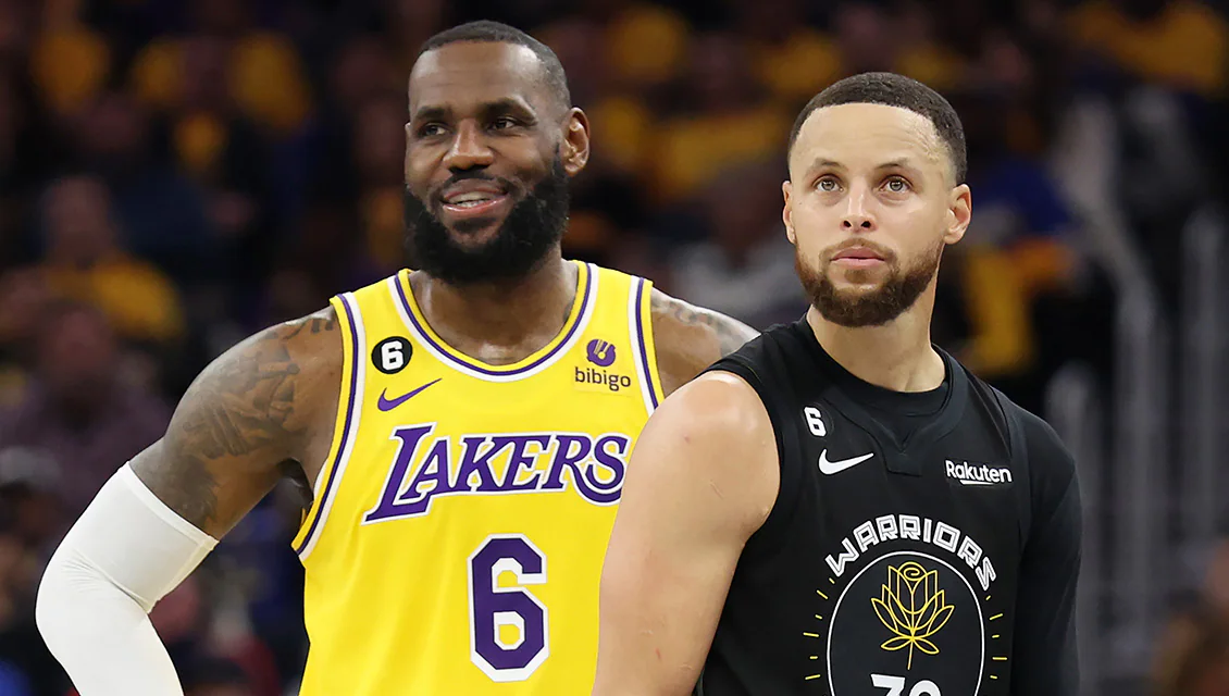 LeBron James and Stephen Curry (NBA)