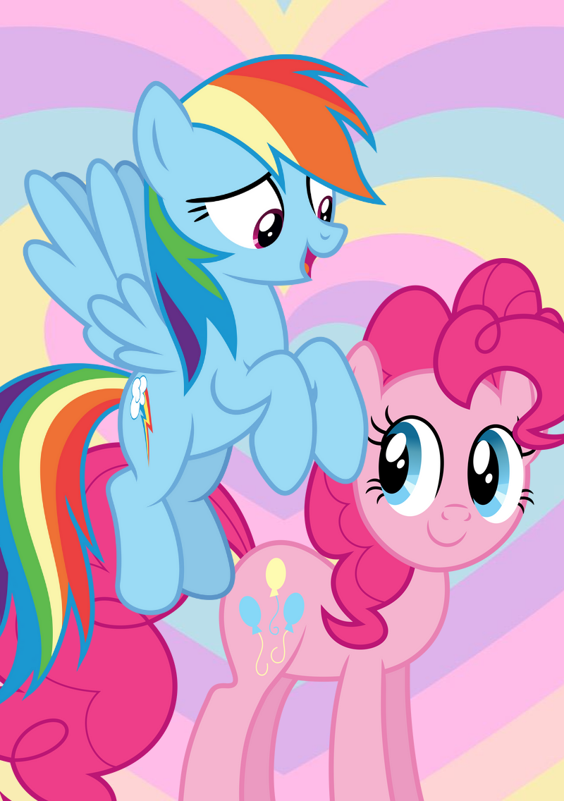 Rainbow Dash and Pinkie Pie (My Little Pony)