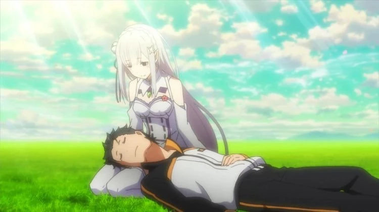 Emilia and Subaru (RE:ZERO)