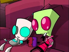 Gir and Zim (Invader Zim)