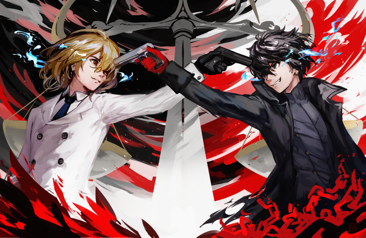 Joker and Akechi (Persona)