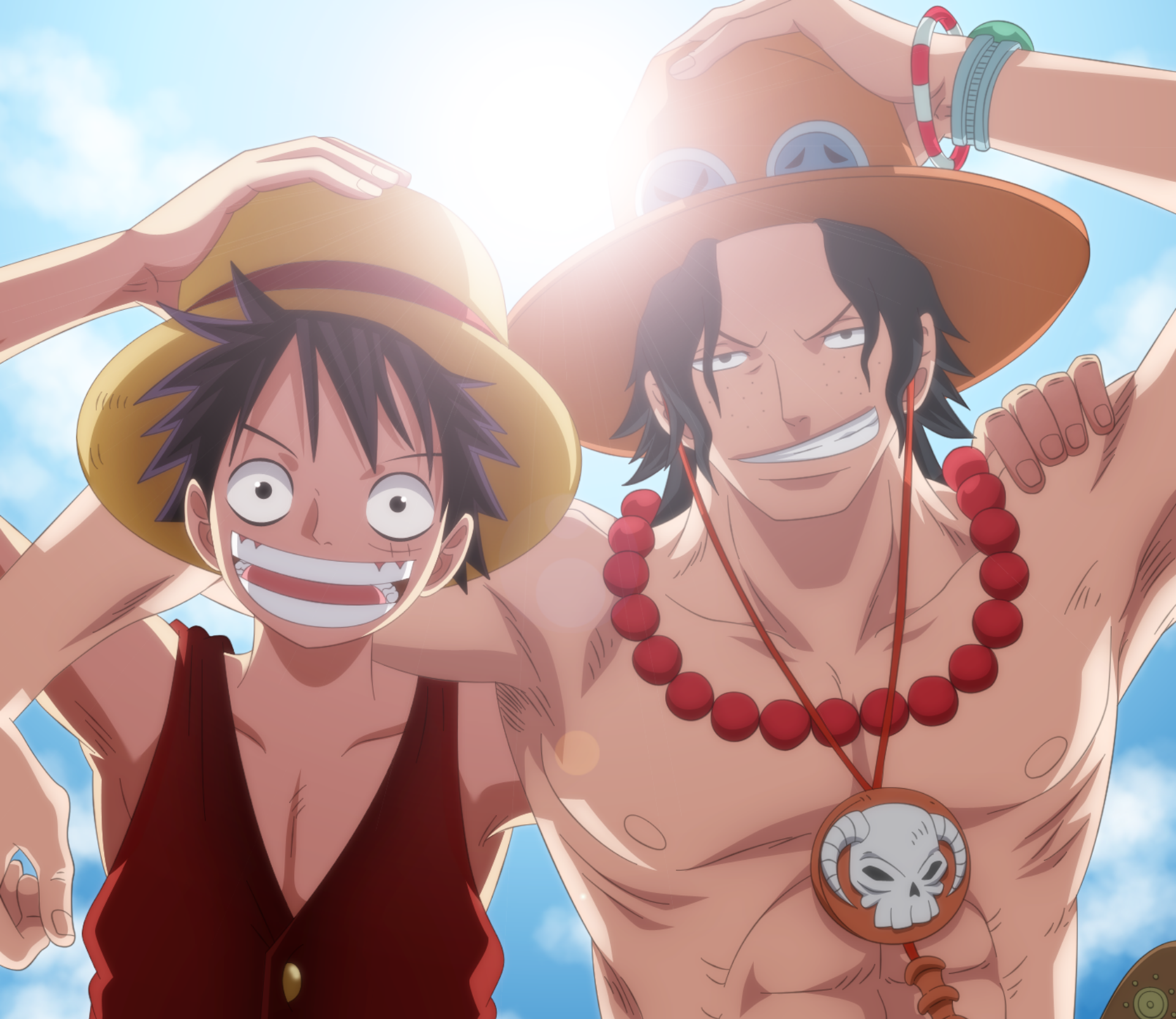 Luffy and Ace (One Piece)