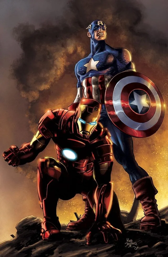 Captain America and Iron Man (Marvel)