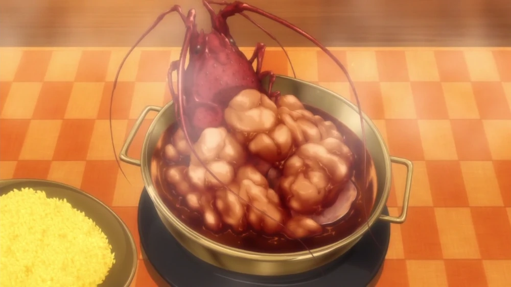 French Curry Lobster Rice With Cognac %28anime%29