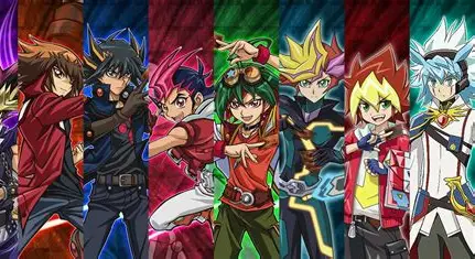 Yu-gi-oh protagonists