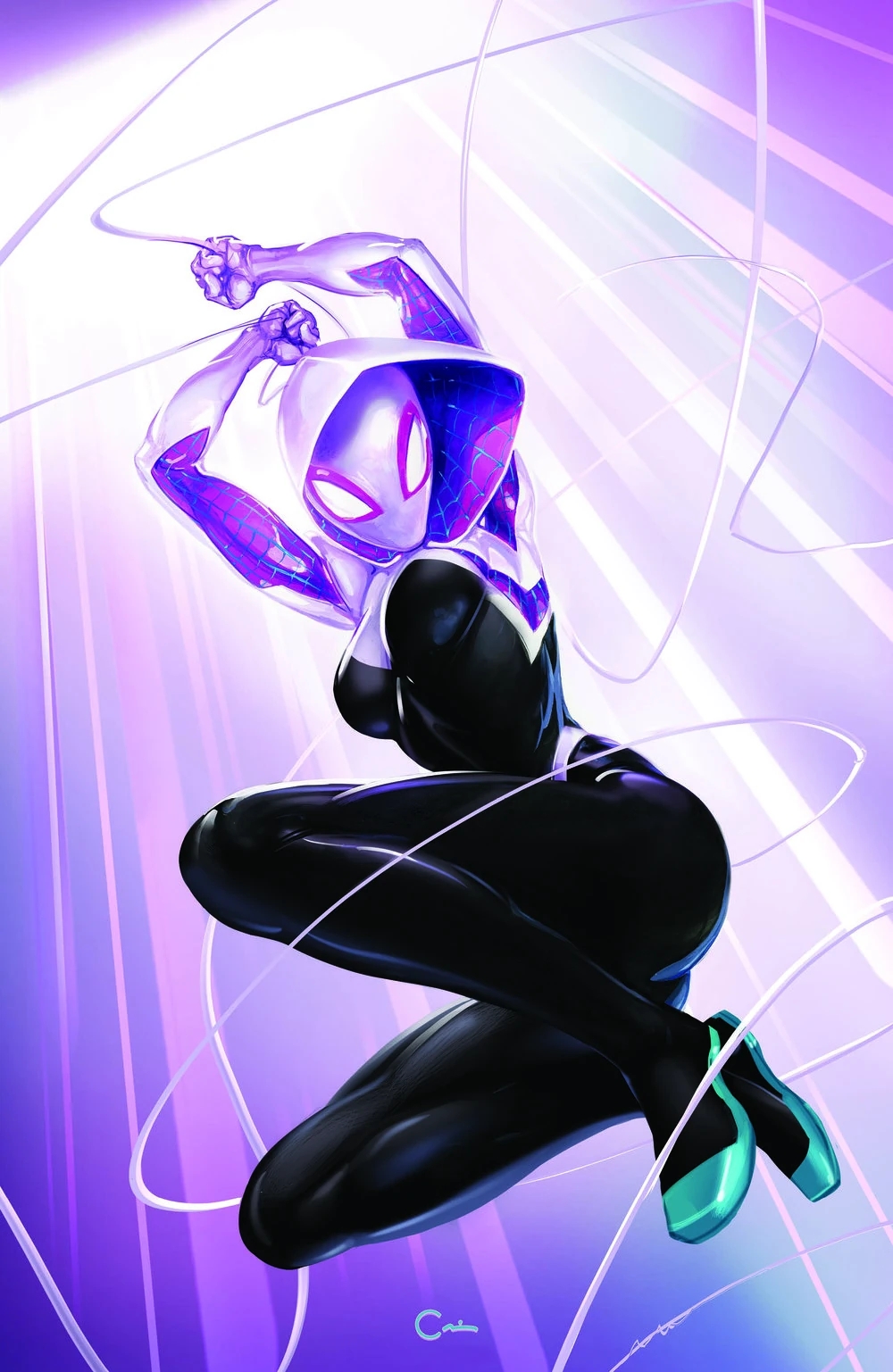 GHOST-SPIDER/SPIDER GWEN COMICS SUIT	